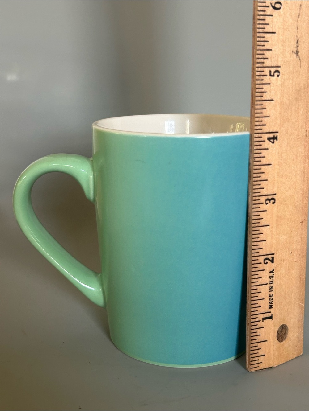 Starbucks‎ Blue Green Ombré 2021 10oz Coffee Tea Mug Siren Logo Mermaid - Picture 4 of 4